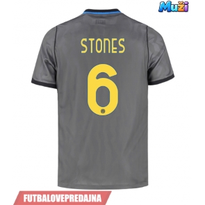 Lacne Muži Futbalové dres Inter Milan John Stones #6 2026-27 Krátky Rukáv - Tretina